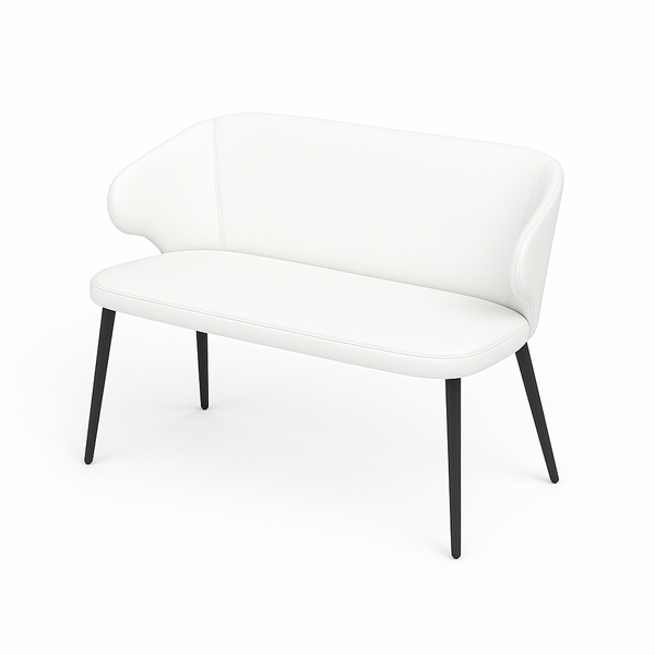 Bancheta piele CAPRICE culoare ALB