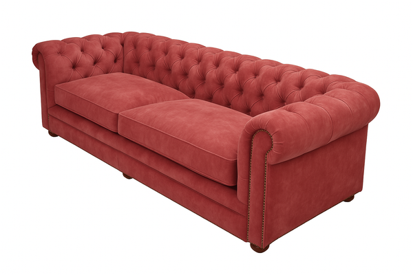 Canapea chesterfield GYMA catifea ROSU