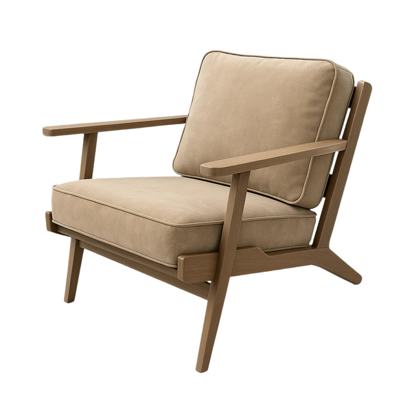 Fotoliu catifea MARIA culoare BEJ