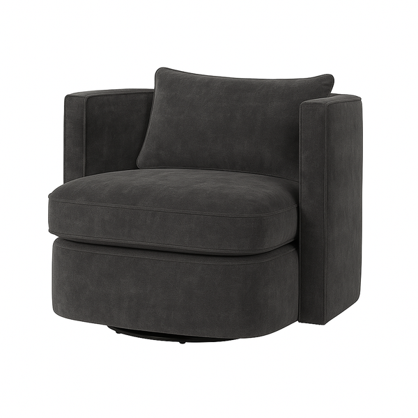 Fotoliu catifea GRI | model DAVIDE