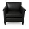 Fotoliu piele NEAGRA | model ESTE