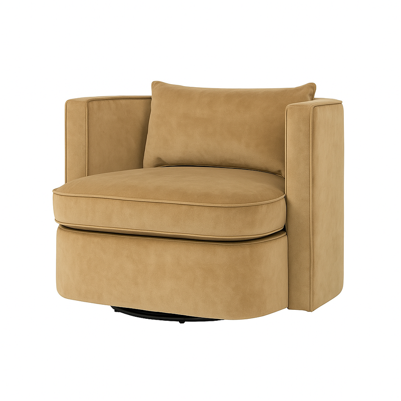 Fotoliu catifea DAVIDE culoare BEJ