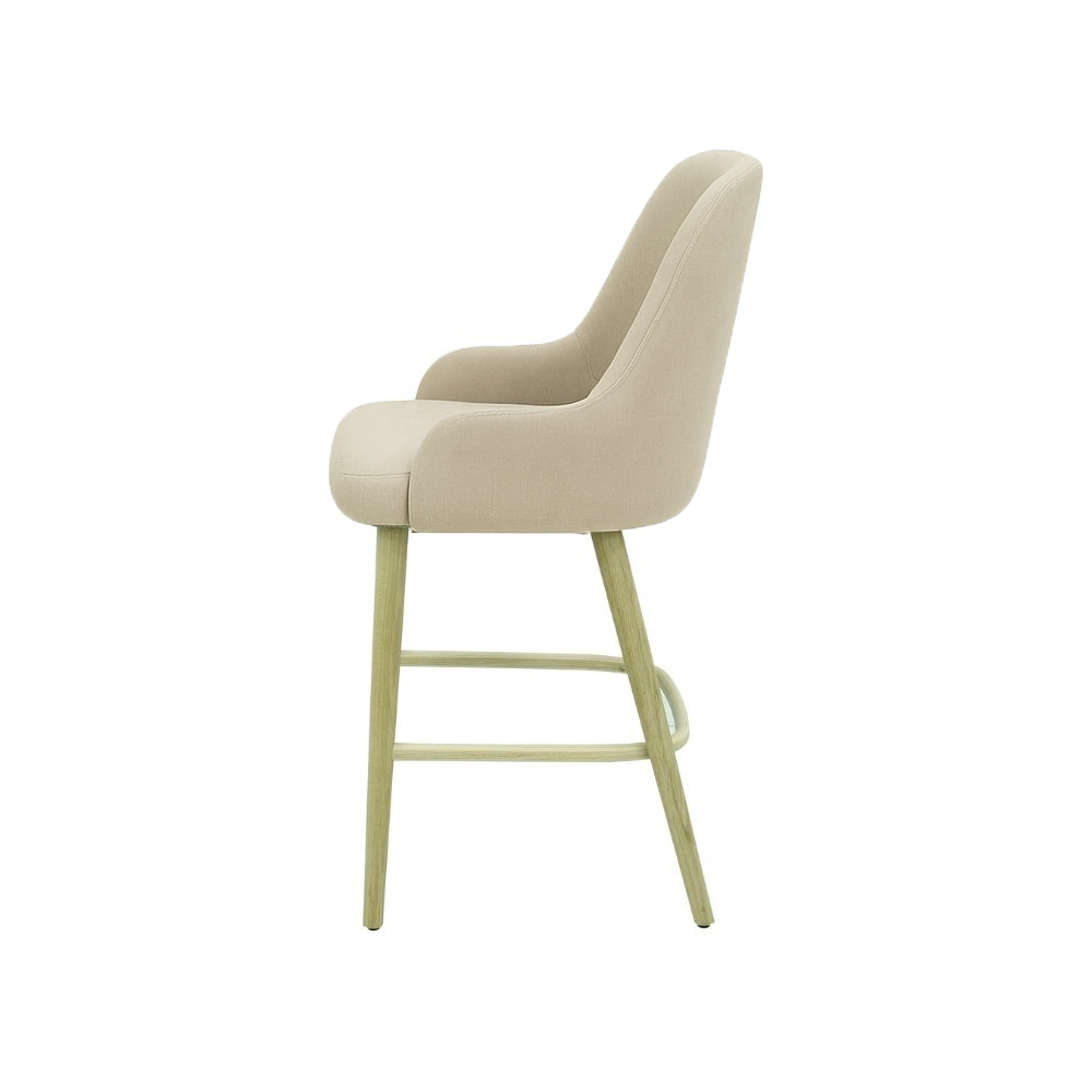 Scaun bar catifea ALBASTRA | model ROCCO