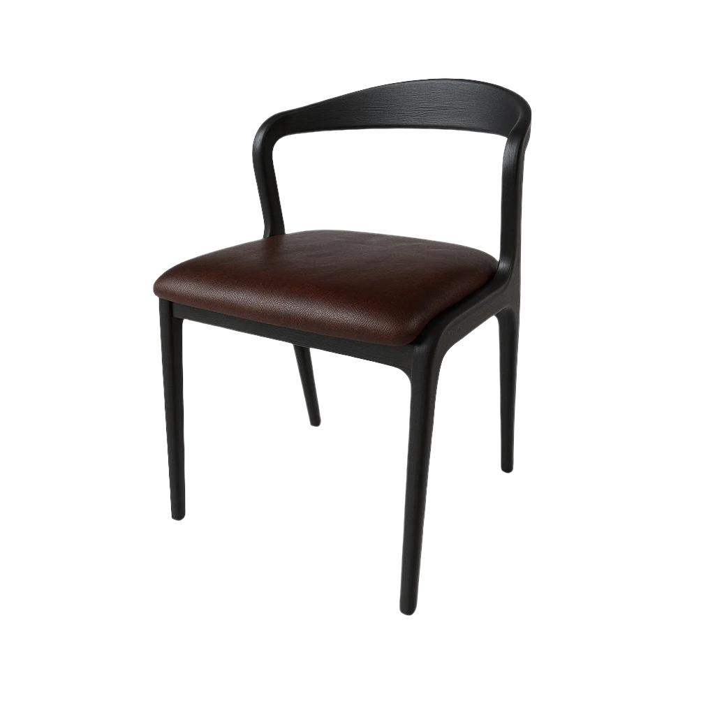 Scaun piele MARO INCHIS | model ELMO NA