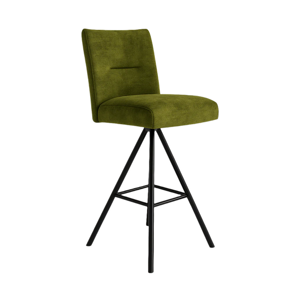 Scaun bar catifea VERDE | model INDU