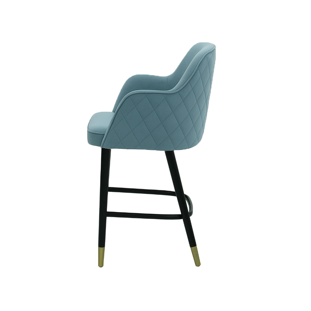Scaun bar catifea GALBENA | model PINO X