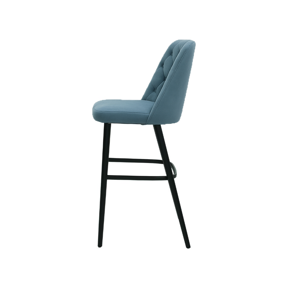 Scaun bar catifea BORDO | model SCOT