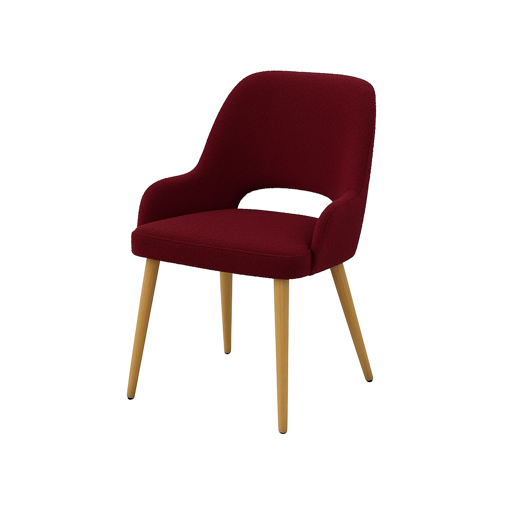 Scaun catifea ALBASTRA | model HUGO