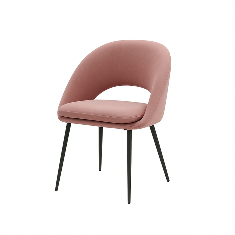 Scaun catifea ROZ | model LAVA