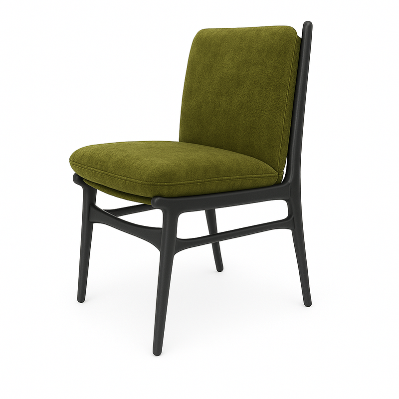 Scaun catifea VERDE | model ALDO NA