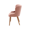Scaun catifea ROZ | model AMANDA