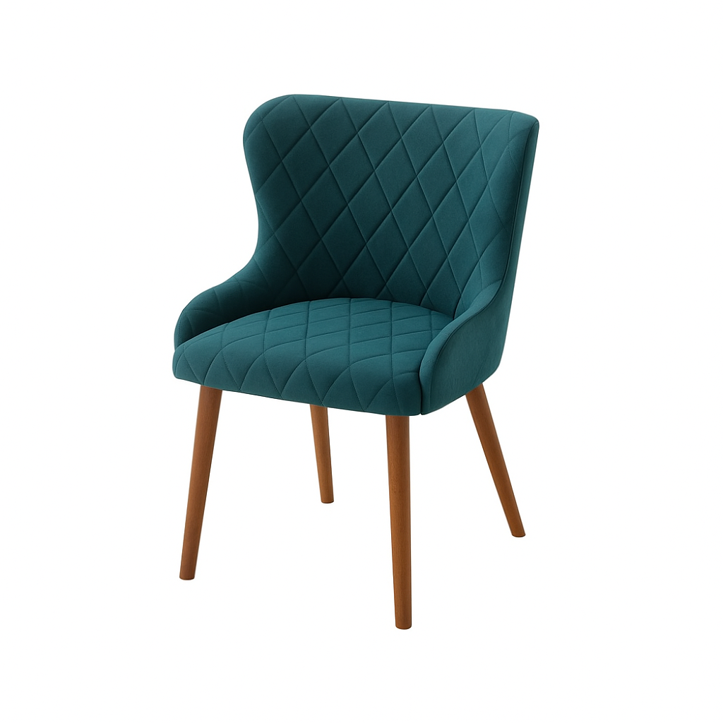 Scaun catifea ROZ | model AMANDA