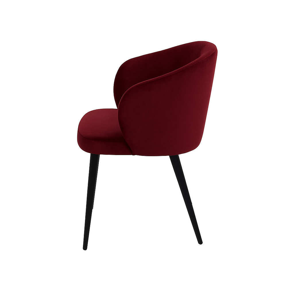 Scaun catifea ALBASTRA | model CAPRISO