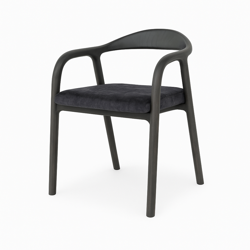 Scaun catifea GRI | model ELMO