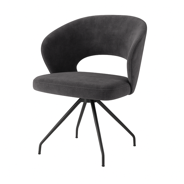 Scaun catifea VERDE | model ROSE