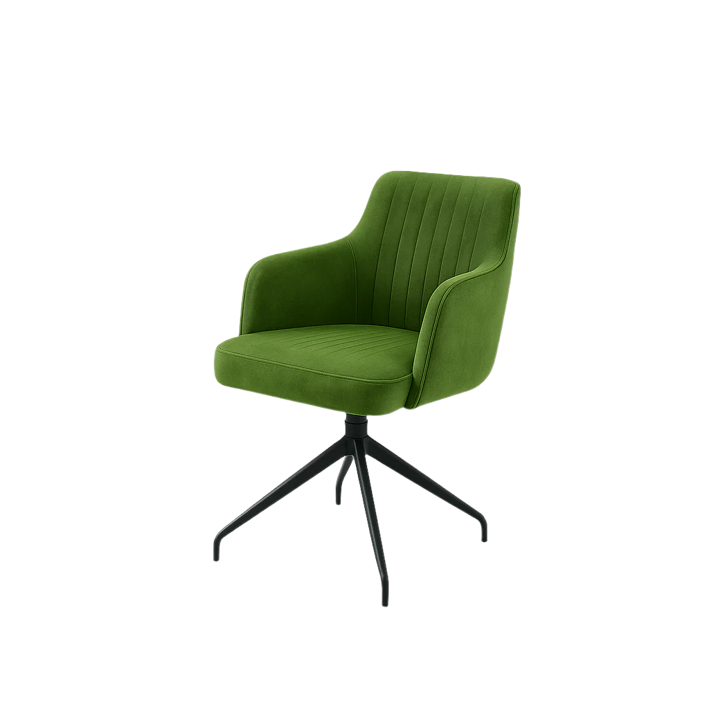 Scaun catifea GALBENA | model SOHO