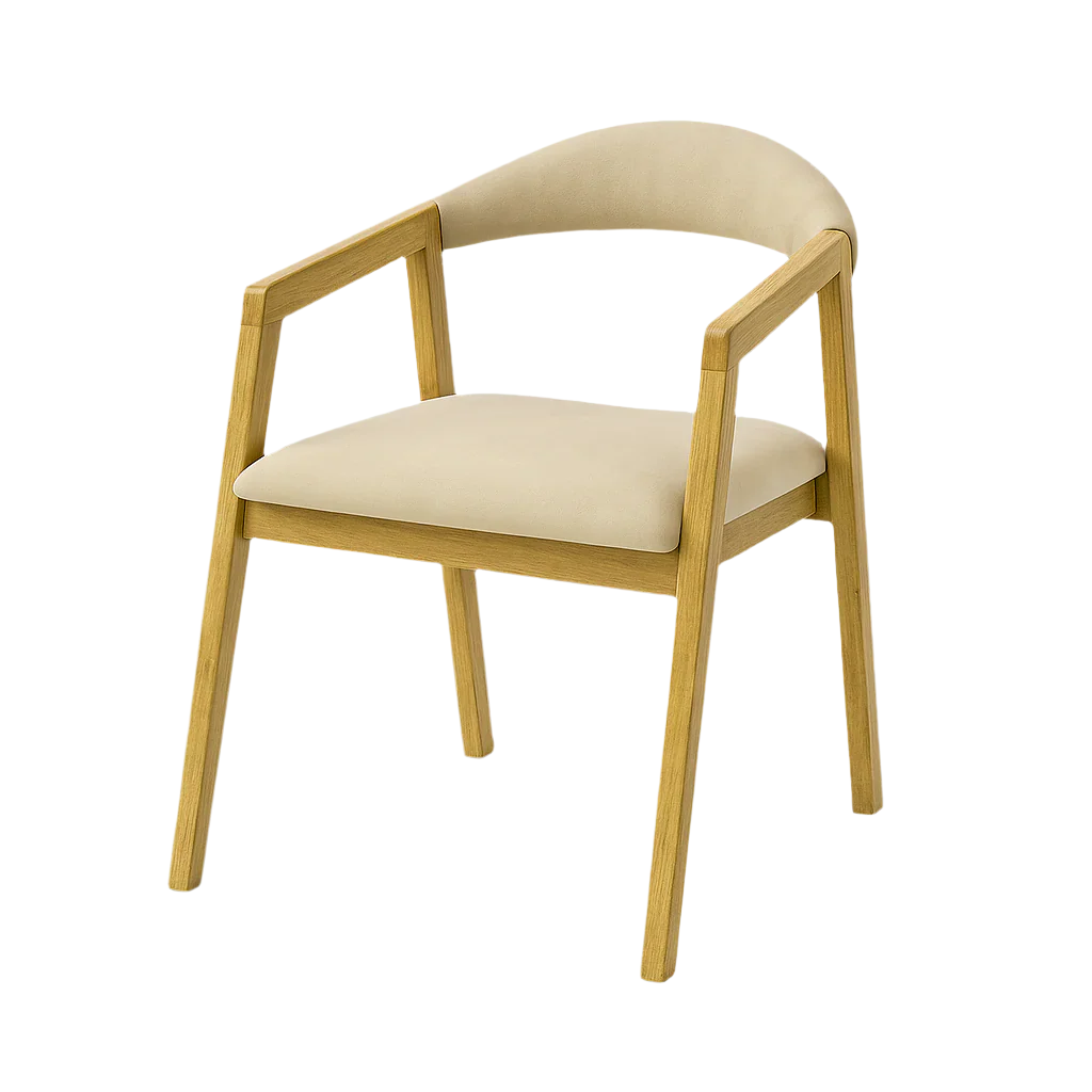 Scaun catifea NEAGRA | model VIGO