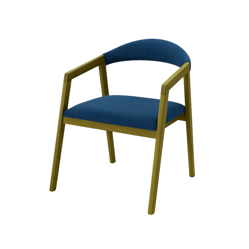 Scaun catifea NEAGRA | model VIGO