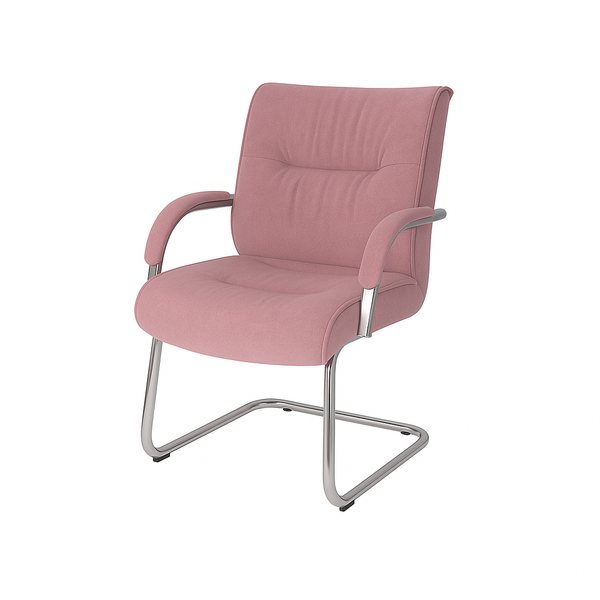 Scaun ergonomic catifea ROZ | model BIG STAR V