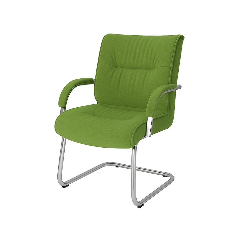 Scaun ergonomic catifea VERDE | model BIG STAR V