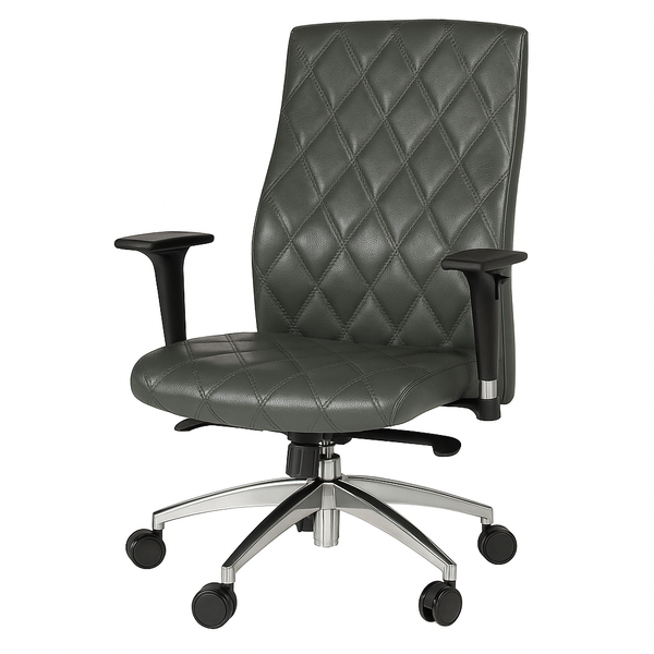 Scaun birou piele VERDE | model MAGIC O