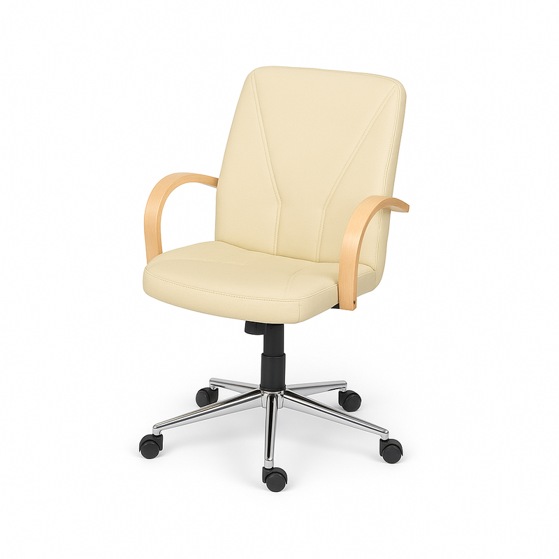 Scaun de birou piele BEJ | model BETA