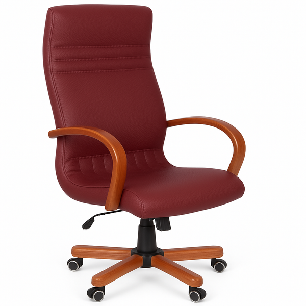 Scaun birou piele ALBASTRA | model GOLD P