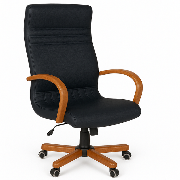 Scaun birou piele ALBASTRA | model GOLD P