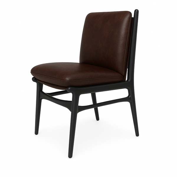 Scaun piele MARO INCHIS | model ALDO NA