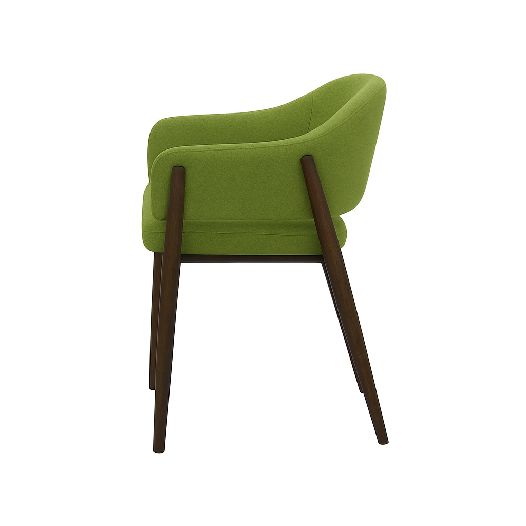 Scaun catifea VERDE | model ALBA