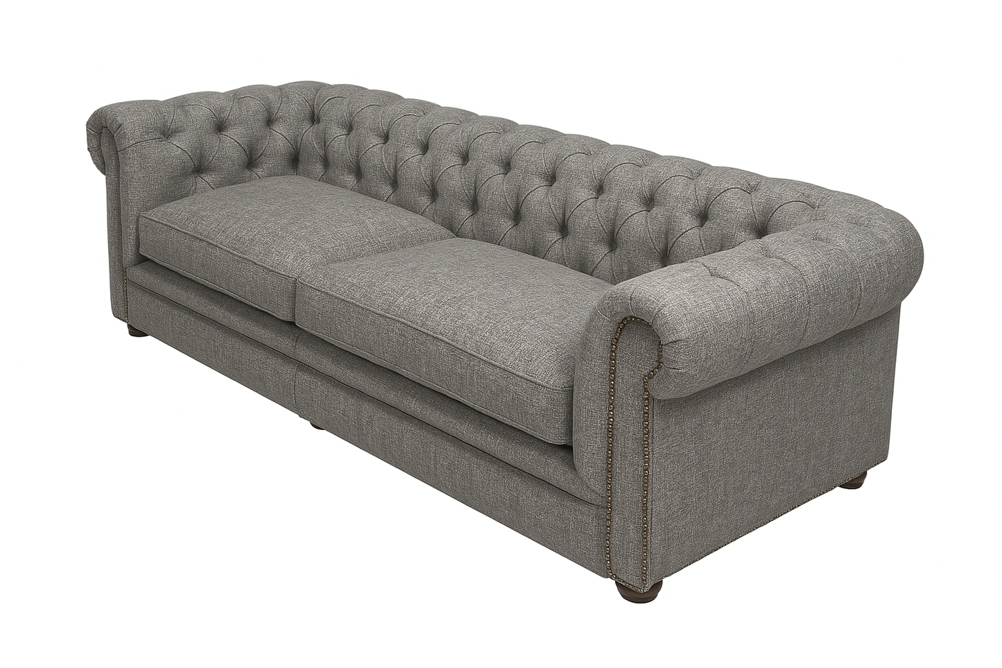 Canapea chesterfield GYMA stofa GRI