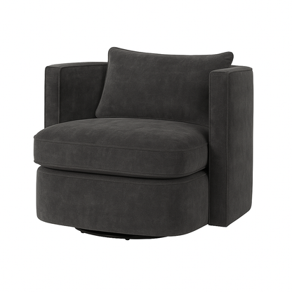 Fotoliu catifea GRI | model DAVIDE