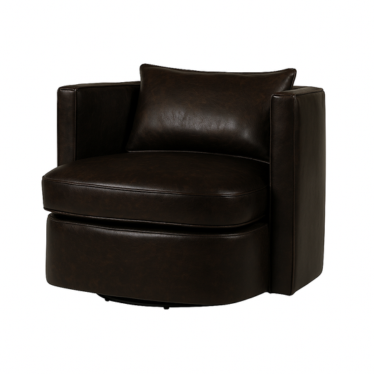 Fotoliu piele MARO INCHIS | model DAVIDE