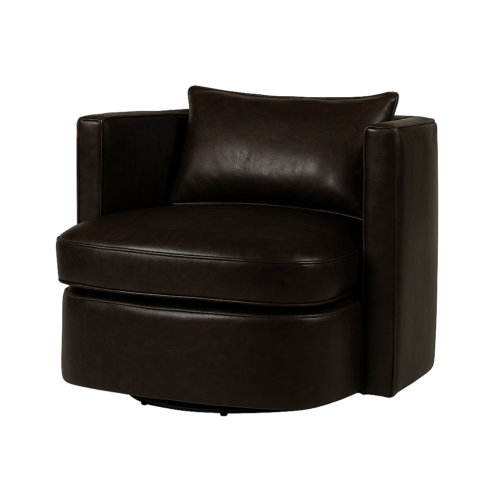 Fotoliu piele MARO INCHIS | model DAVIDE