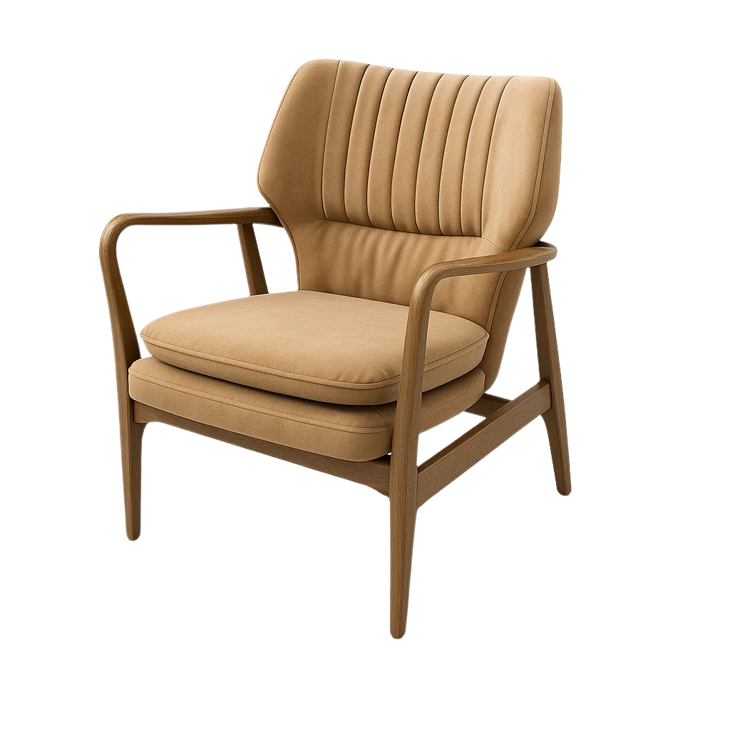 Fotoliu catifea MARO | model VIA