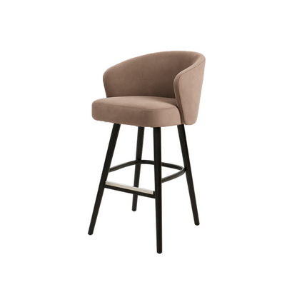 Scaun bar catifea | model BRUNO