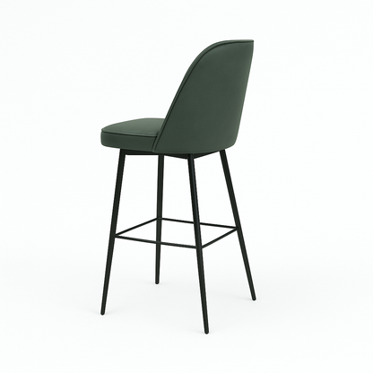 Scaun bar piele naturala GALBENA | model FOX