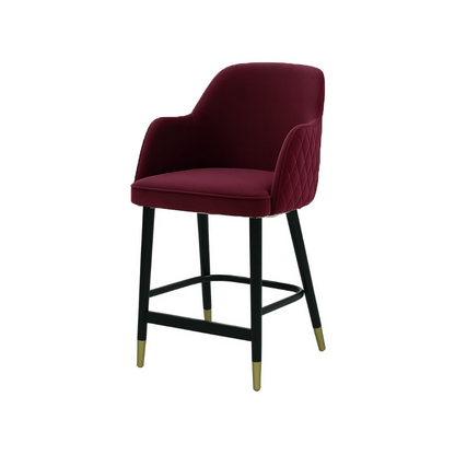 Scaun bar catifea BEJ | model PINO X