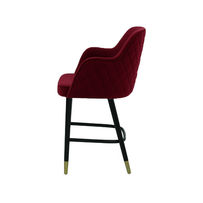 Scaun bar catifea GALBENA | model PINO X