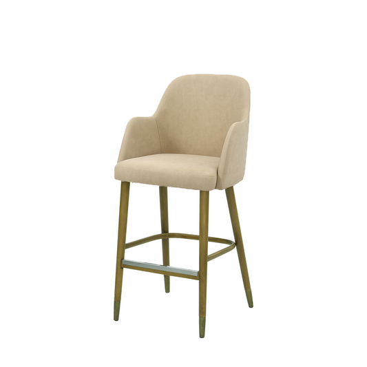 Scaun bar catifea BEJ | model PINO