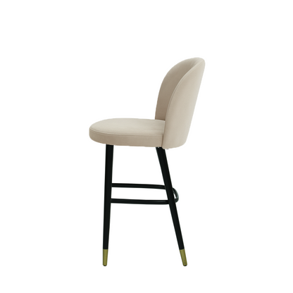 Scaun bar catifea ROZ | model SAM
