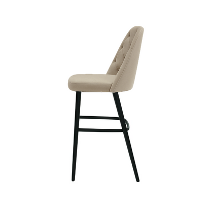 Scaun bar catifea GALBENA | model SCOT