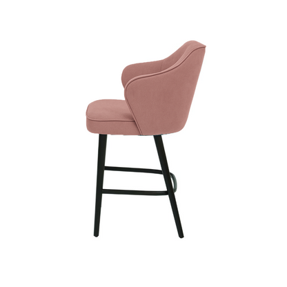 Scaun bar catifea BEJ | model ZEUS