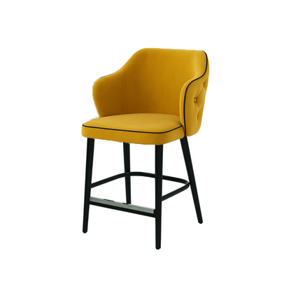 Scaun bar catifea VERDE | model ZOE