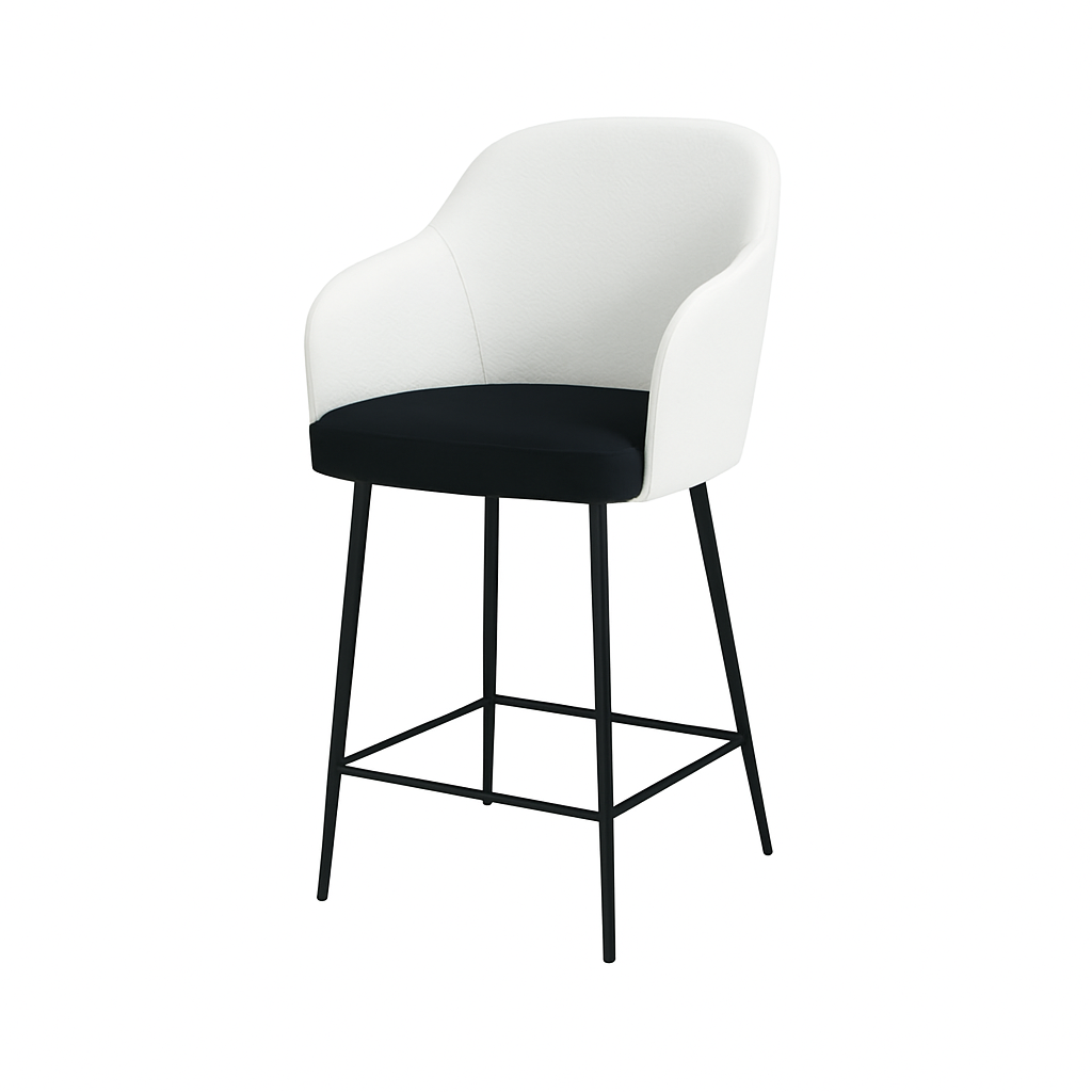 Scaun bar piele BEJ | model ALEX