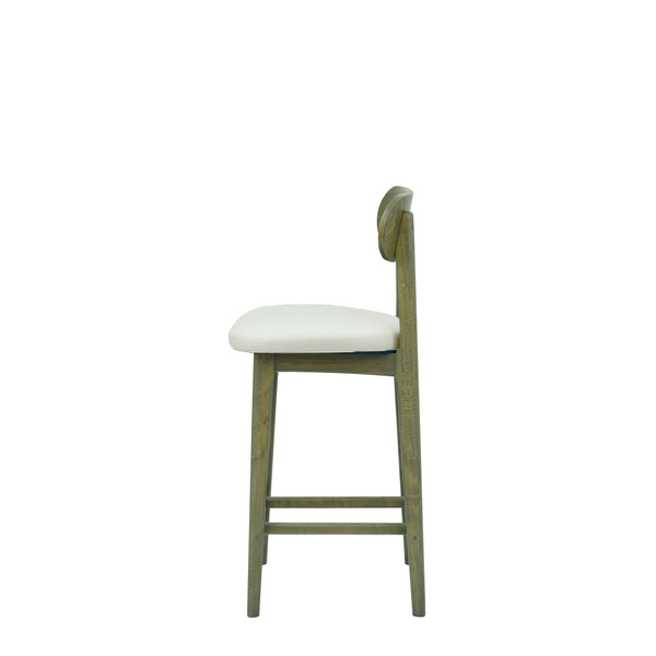 Scaun bar piele BEJ | model CLEO