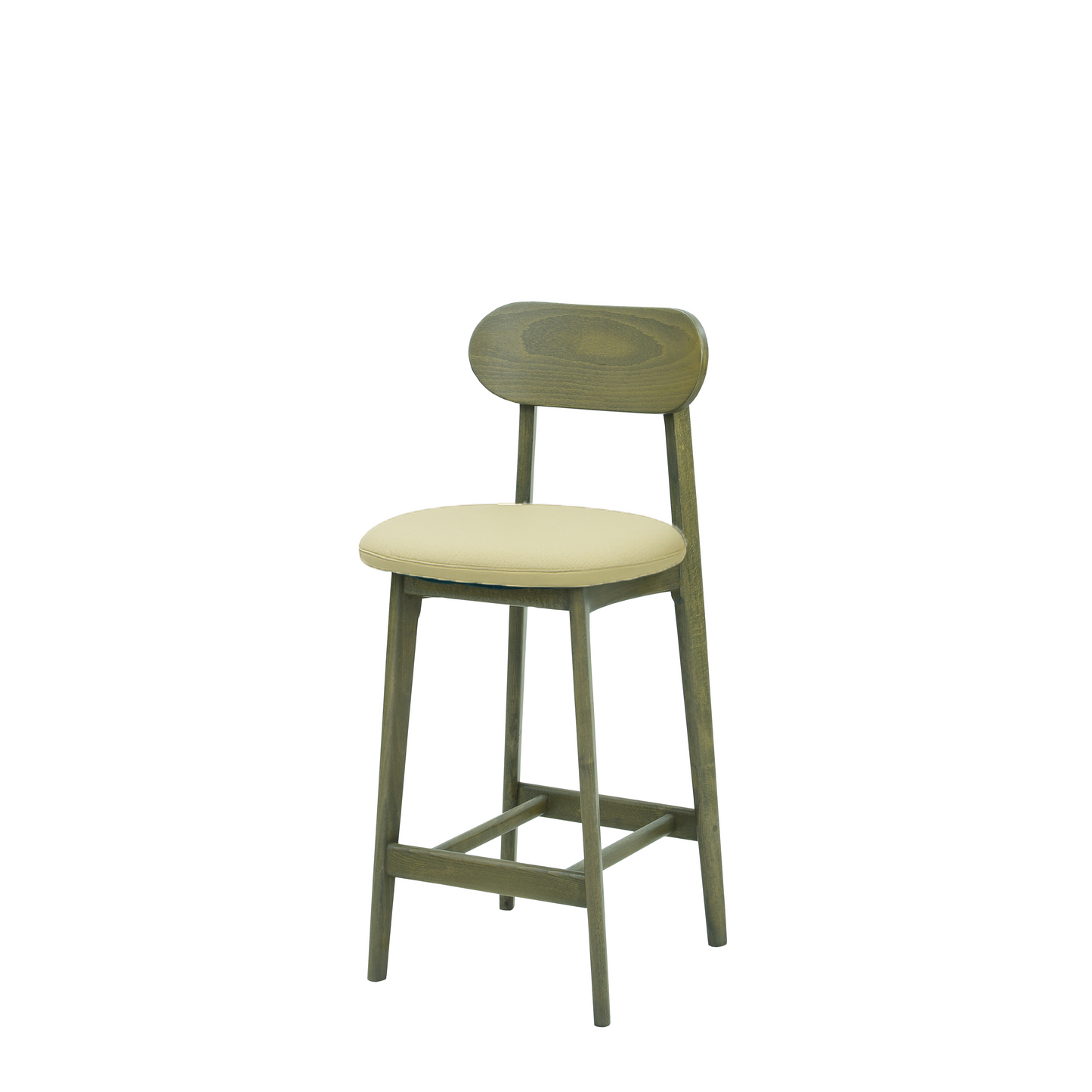 Scaun bar piele VERDE | model CLEO