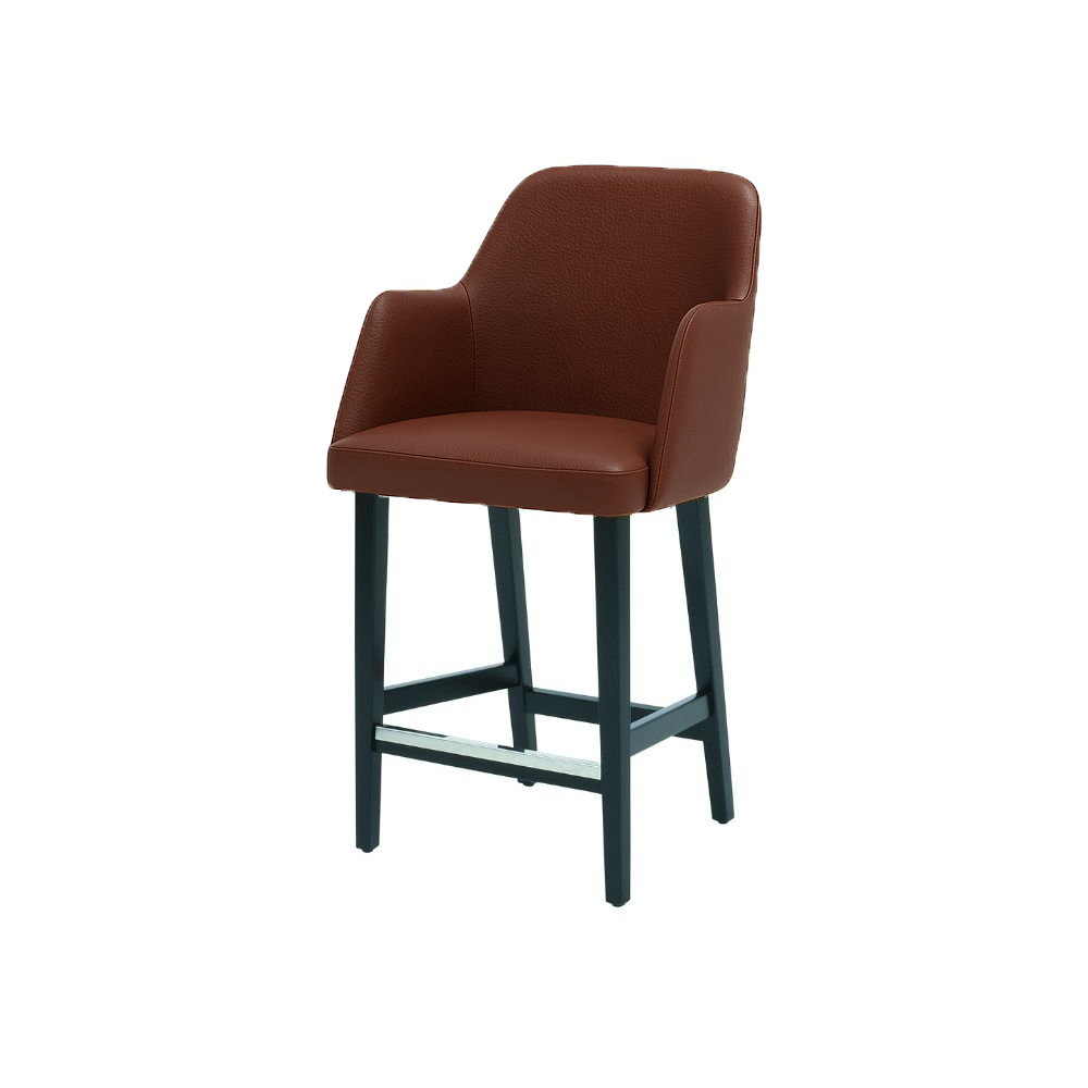 Scaun de bar piele ALBA | model PINO