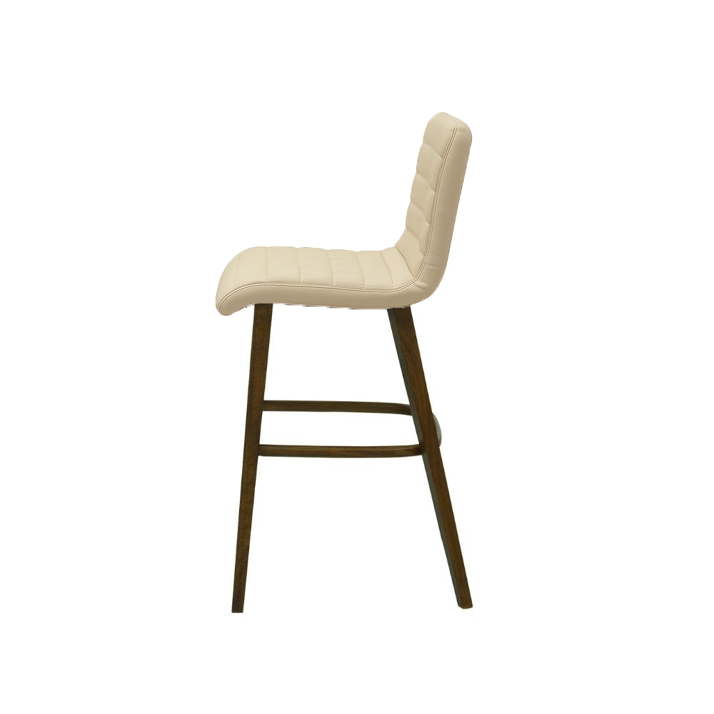 Scaun bar piele naturala ALBASTRA | model RIGA