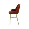 Scaun bar piele naturala BEJ | model ROCCO